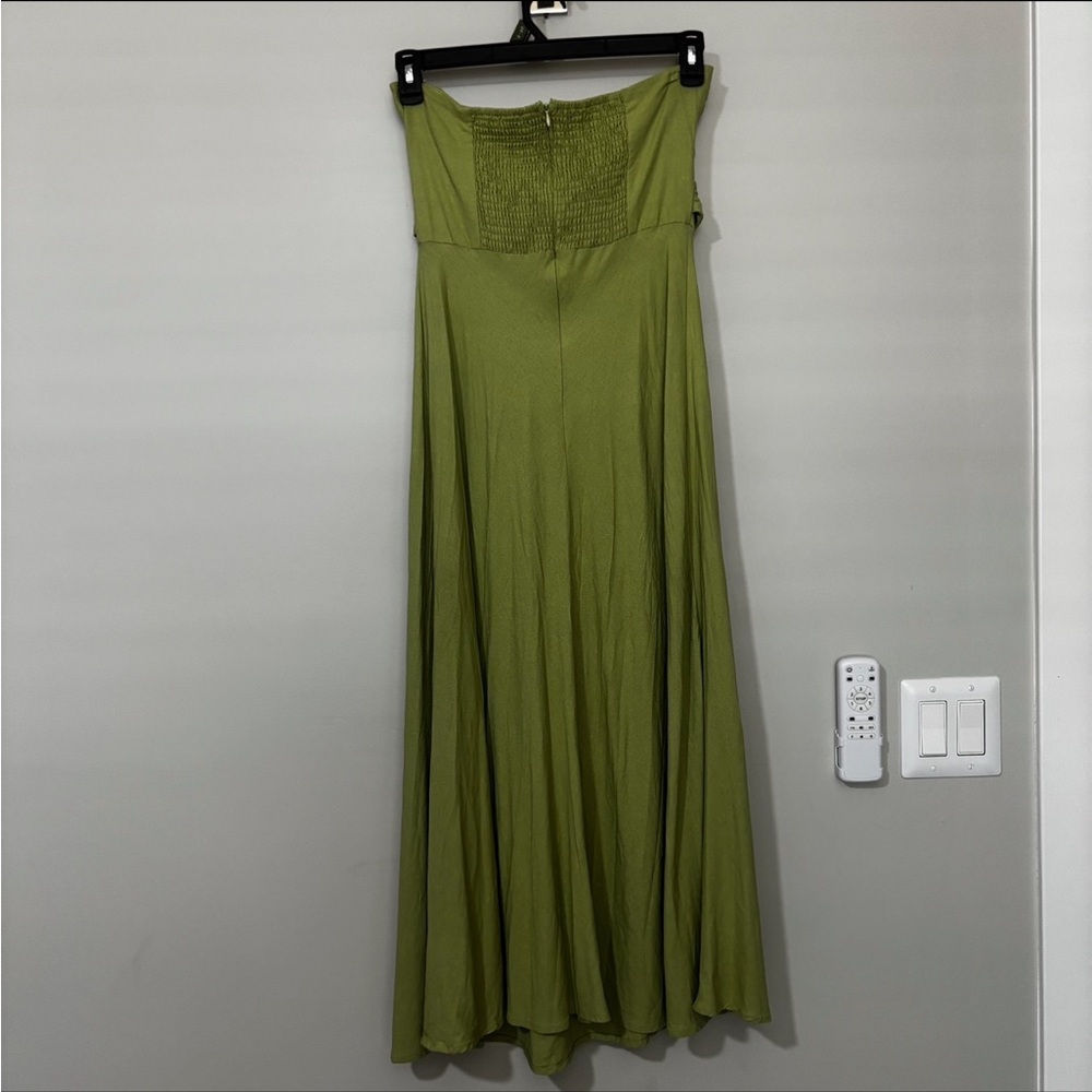 Petal & Pup Light Green Twist-Front Midi Dress - Picture 6 of 7
